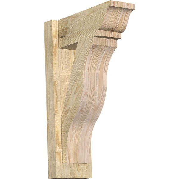 Ekena Millwork Funston Traditional Rough Sawn Outlooker, Douglas Fir, 6"W x 14"D x 22"H OUT06X14X22FST01RDF - main